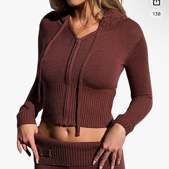 Frankie's Bikinis Pants & Jumpsuits Frankies Bikini Brown Set Dupe